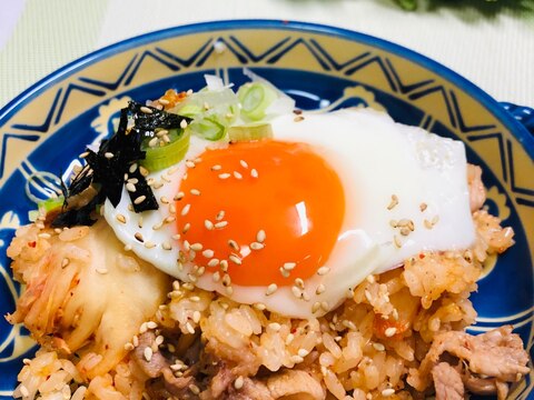 直ぐ出来て美味しい！豚キムチチャーハン